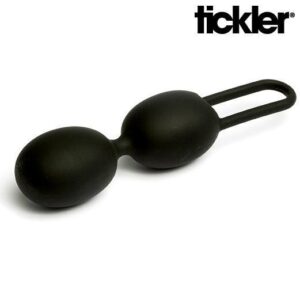Bolas Vaginales Tickler Trainer Double Black - Image 1