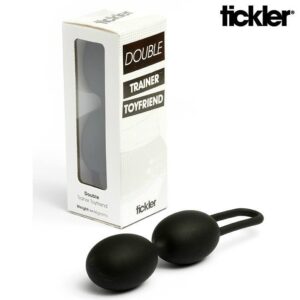 Bolas Vaginales Tickler Trainer Double Black - Image 3