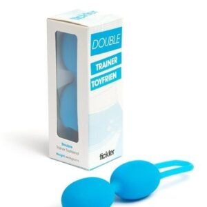 Bolas Vaginales Tickler Trainer Double Blue - Image 1