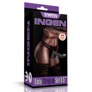 Arnés Imgen Easy Strapon Set 8.5'' Black - Image 1